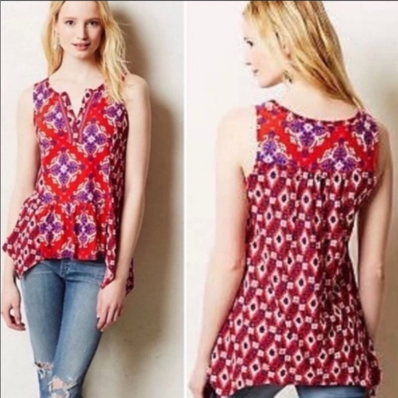 Anthropologie Tops - 😀🍀Anthropologie - Akemi + Kin Boho Tank Top- L